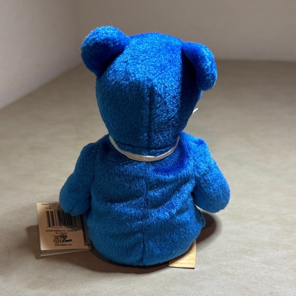 Holy Bible - The Noah Bear - Blue Plush Teddy Bear with Rainbow Patch - Picture 2 of 2